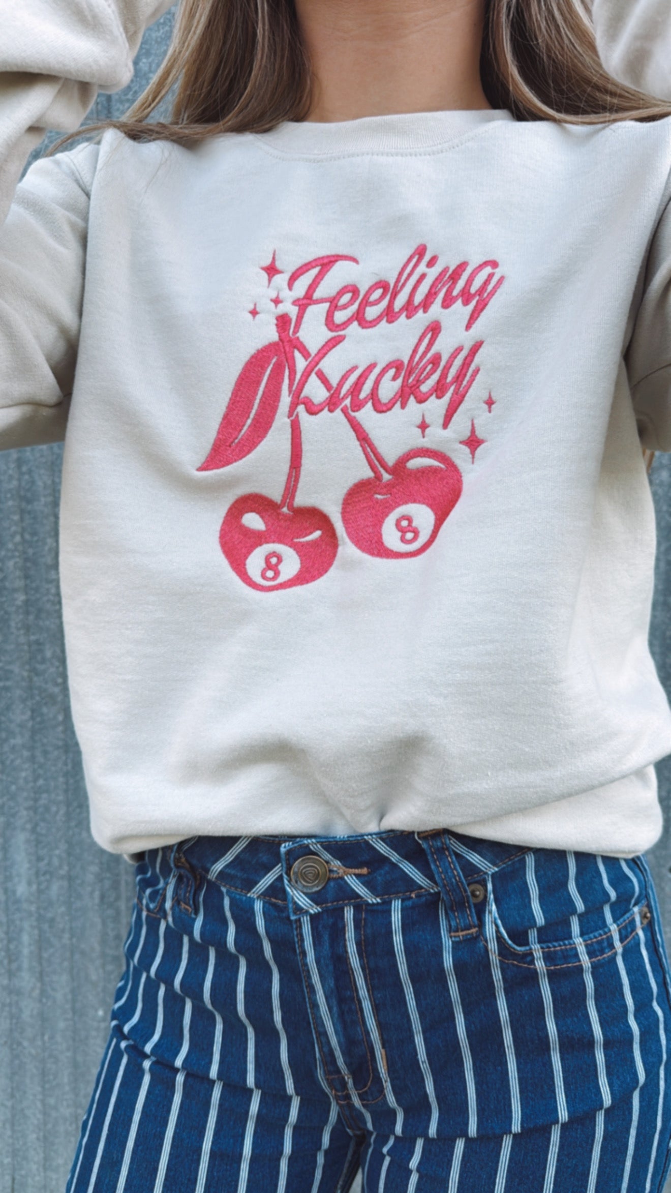 Lucky Cherry Crewneck
