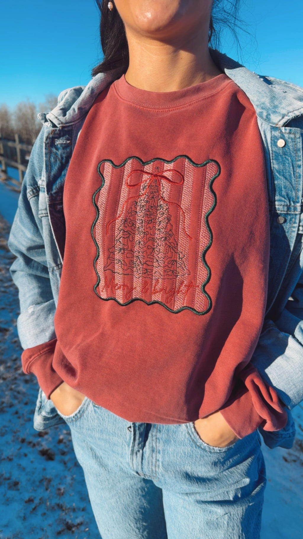 Merry & Bright Crewneck