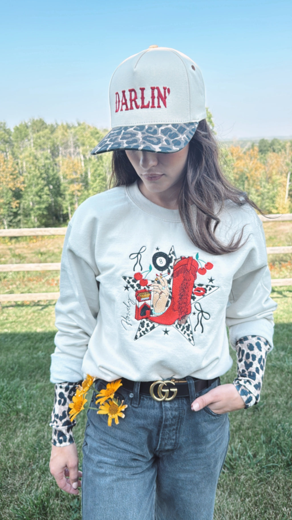 Western Collage Crewneck
