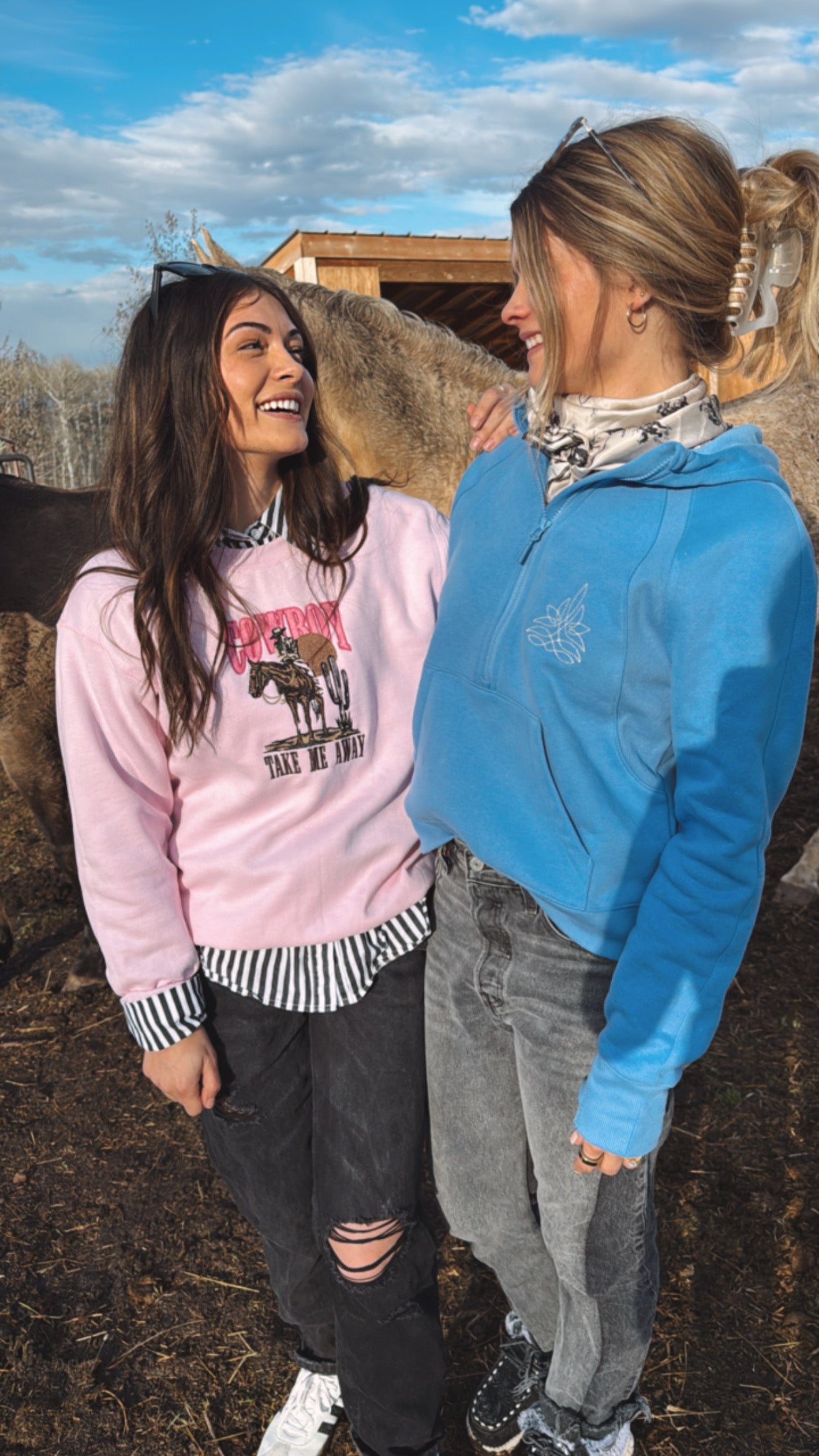 LIMITED EDITION Blue Boot Stitch Quarter Zip
