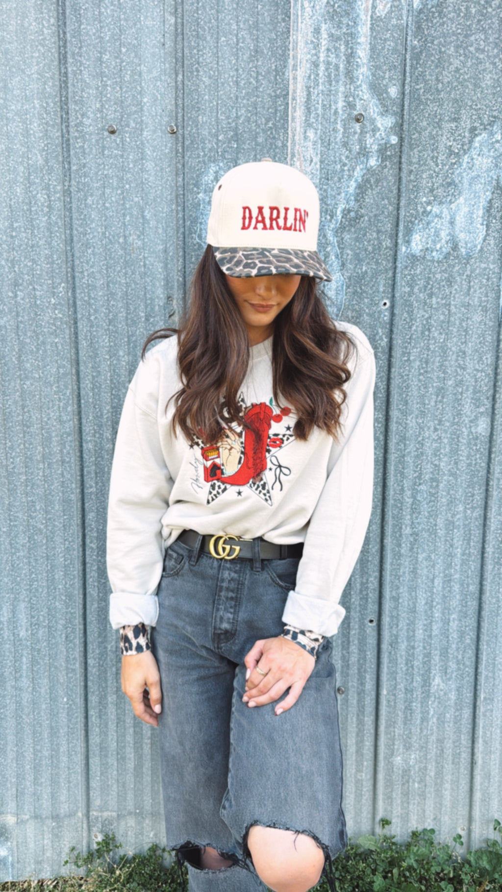 Western Collage Crewneck
