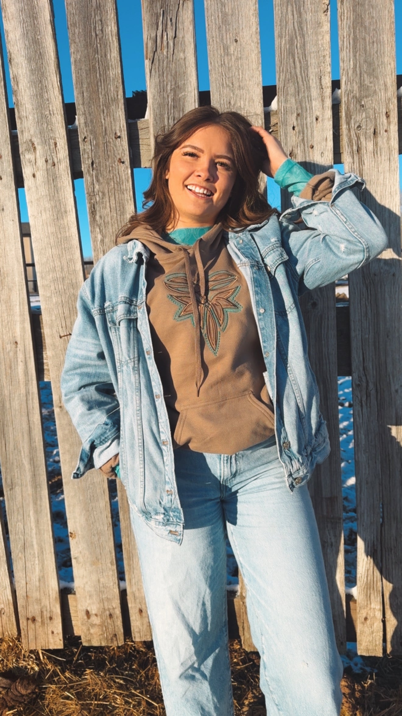 4 Tone Boot Stitch Hoodie