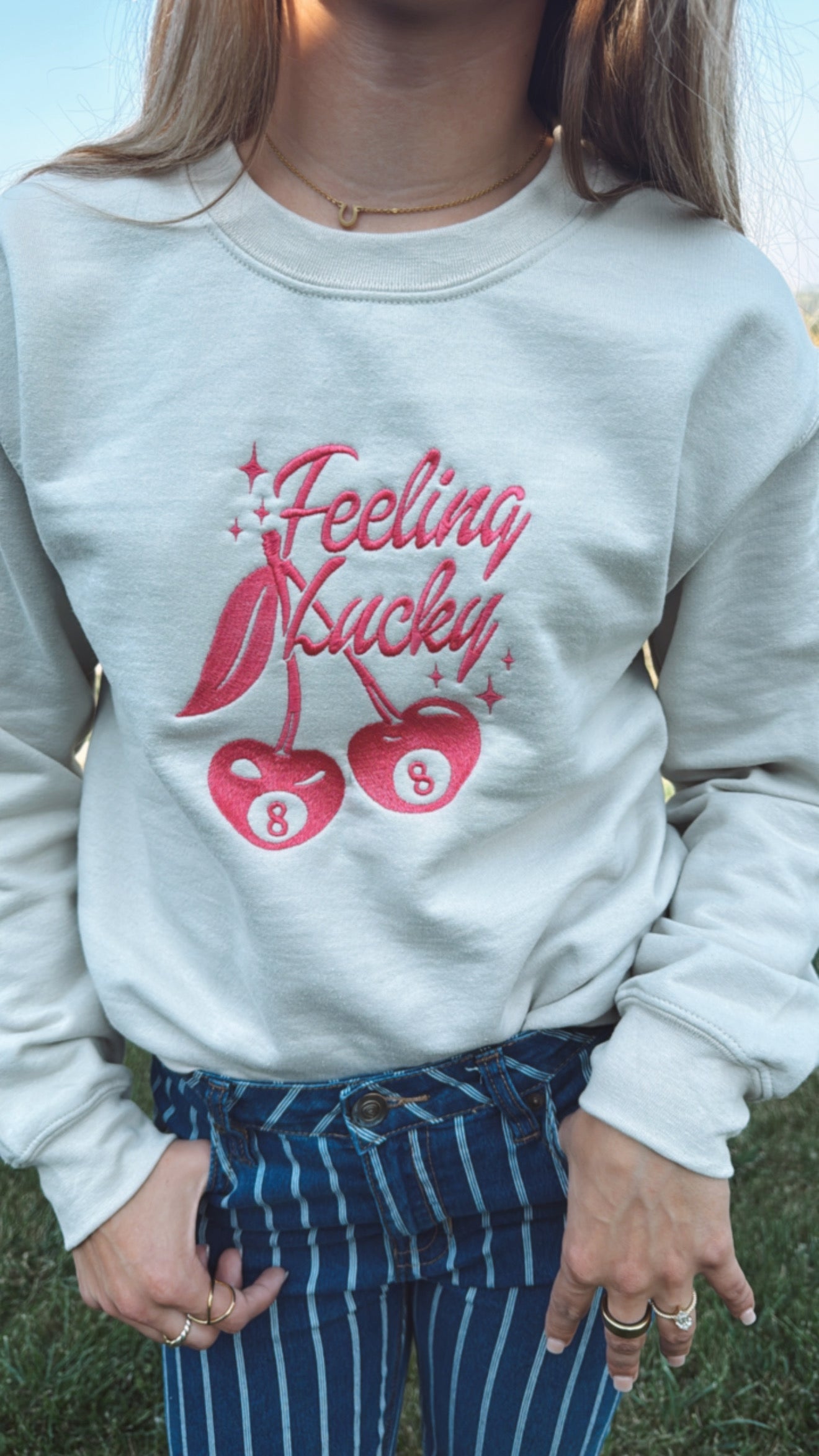 Lucky Cherry Crewneck