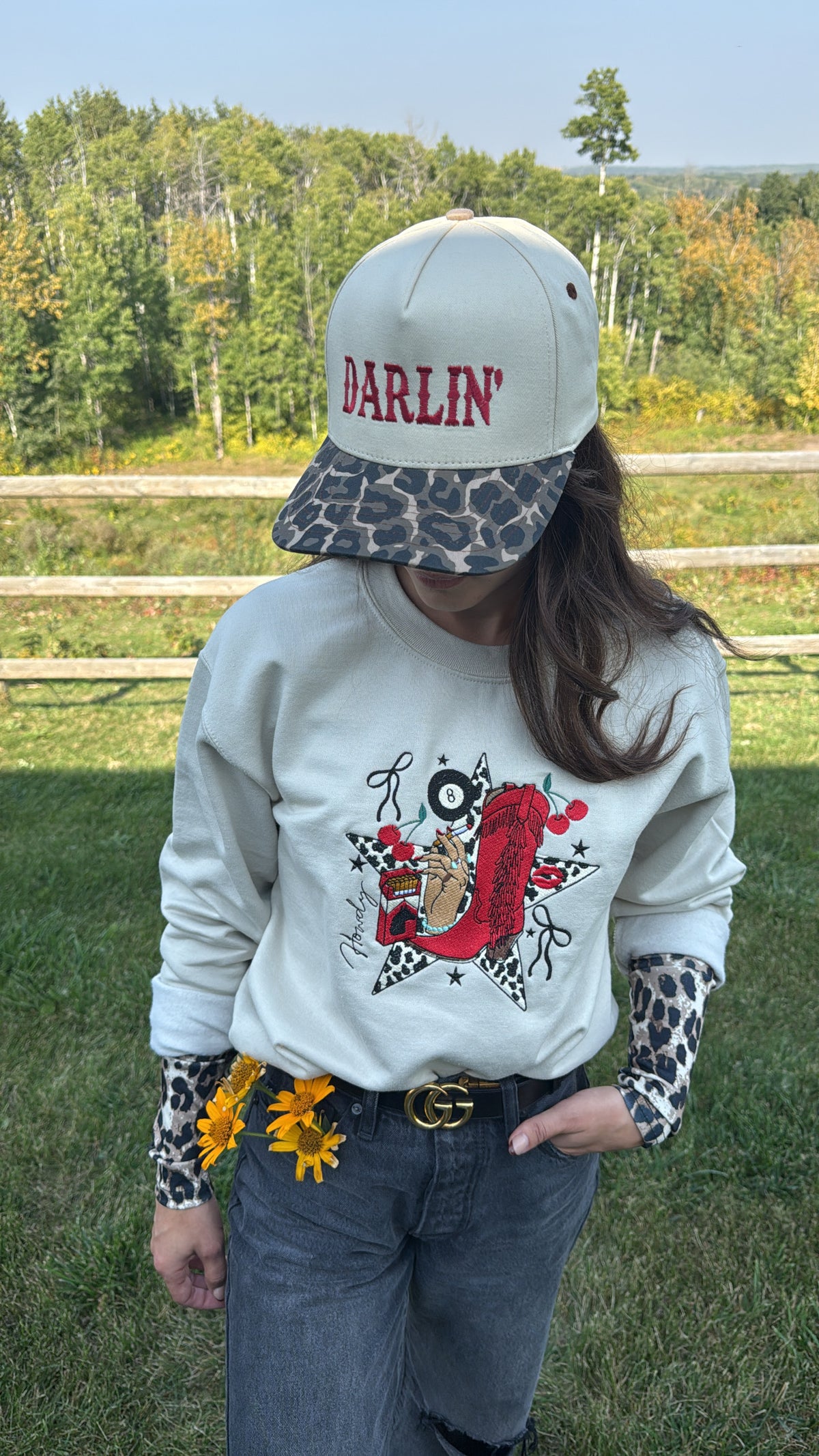 Western Collage Crewneck
