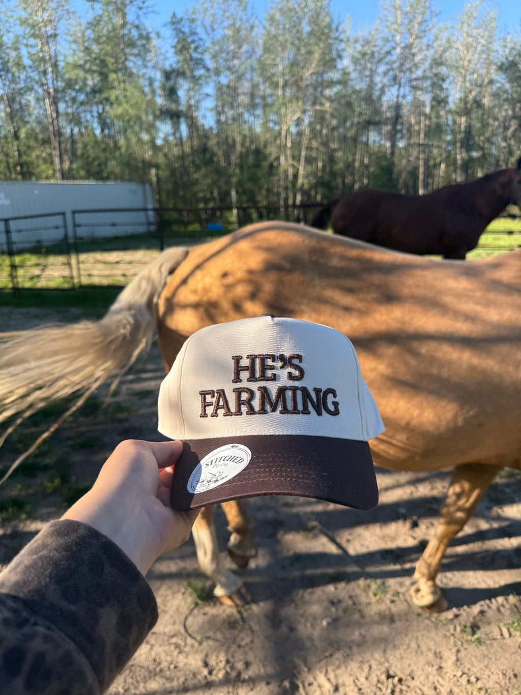 HE'S FARMING Hats