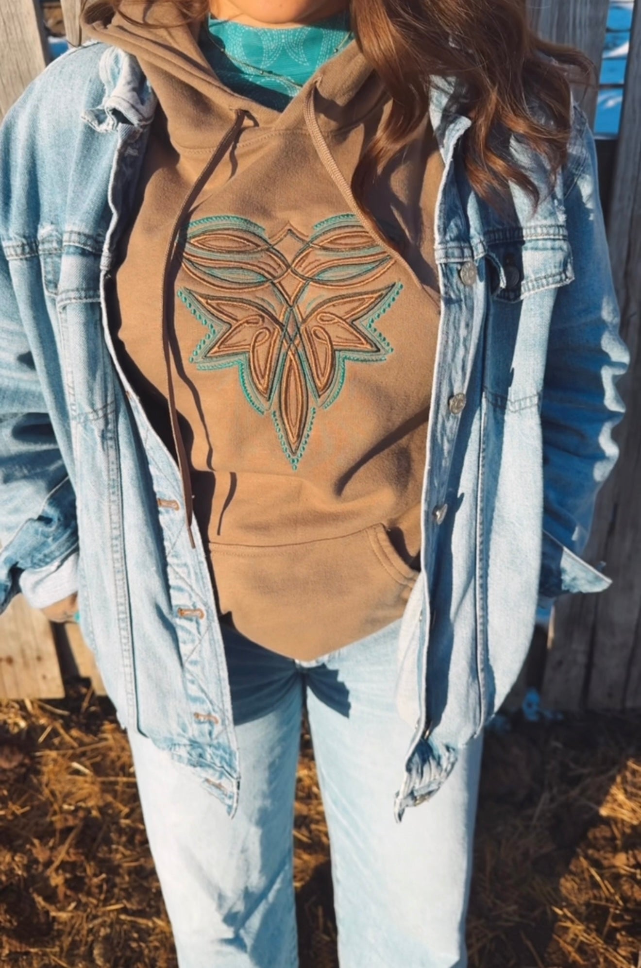 4 Tone Boot Stitch Hoodie