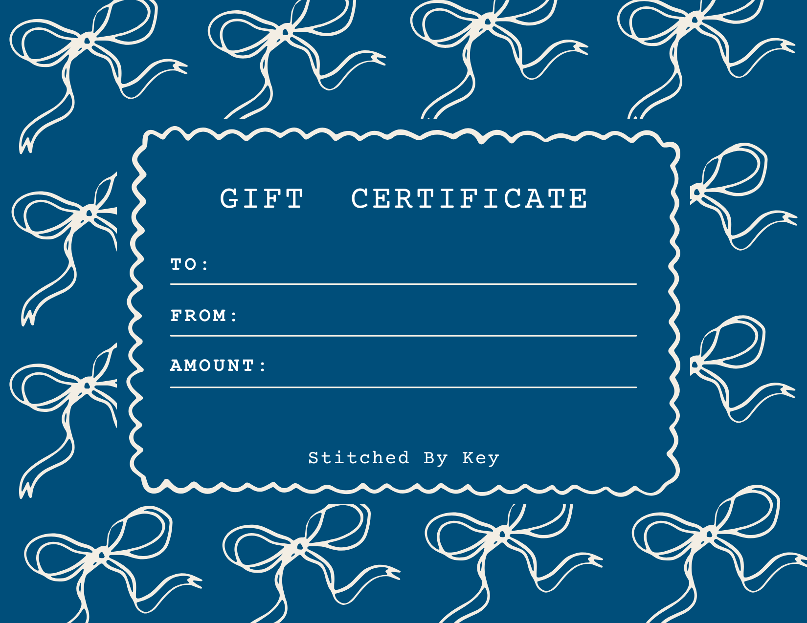 Stitched By Key Digital Gift Card